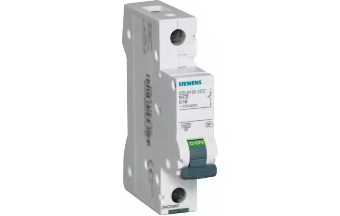 Siemens 5SL6116-7CC Small Miniature 3P Circuit Breaker