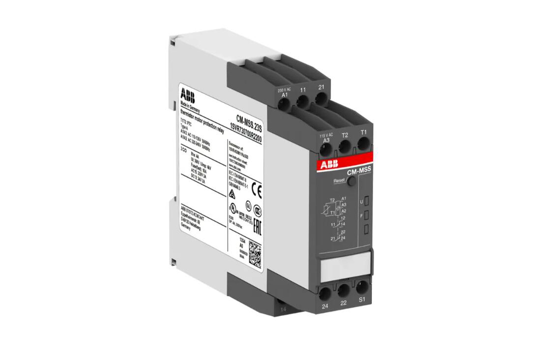 ABB 1SVR730700R2200 CM-MSS.23S Thermistor Motor Protection Relay
