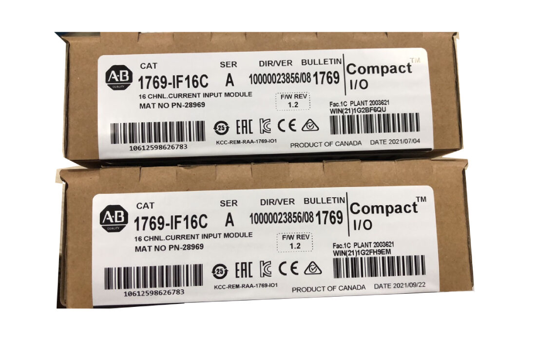 Allen Bradley Compact IO 16 Chanel Current Input Module 1769-IF16C