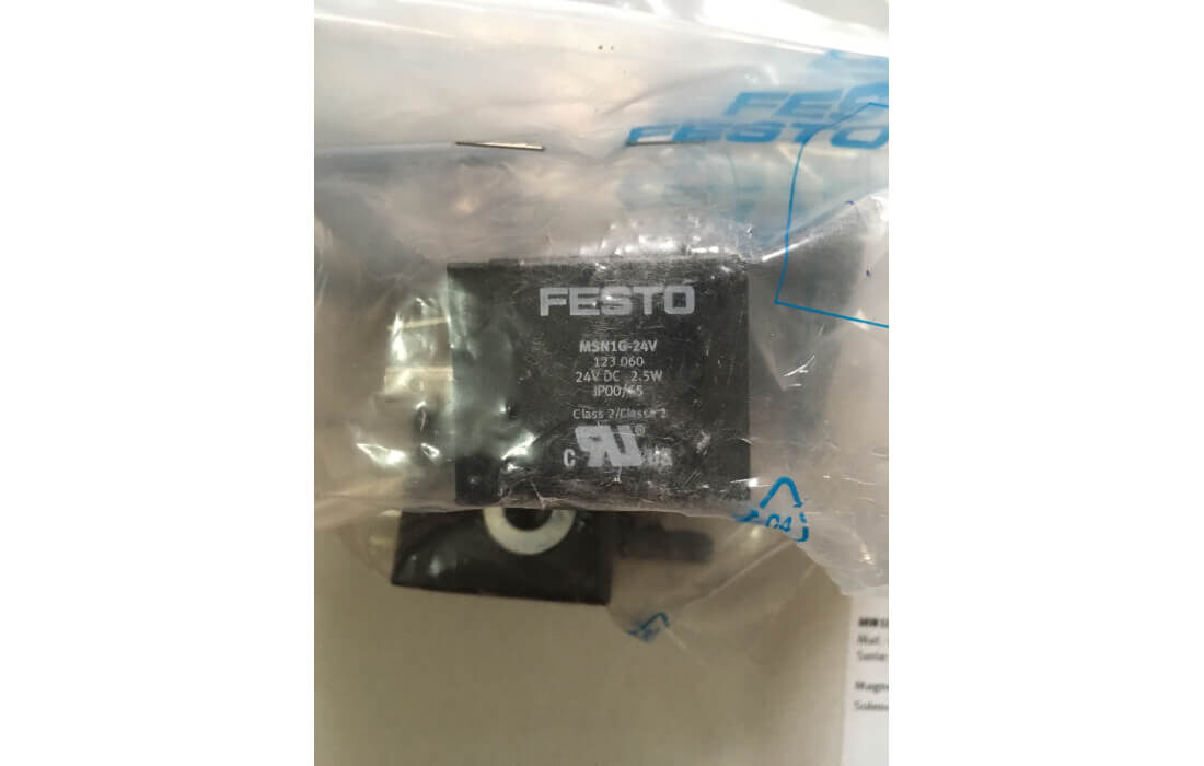 Festo Solenoid Valve Coil MSN1G-24V