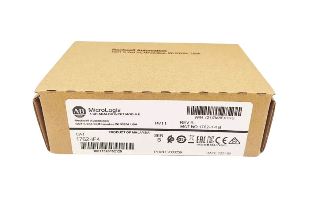 Rockwell Allen Bradley Micrologix Analog Input Module 1762-IF4
