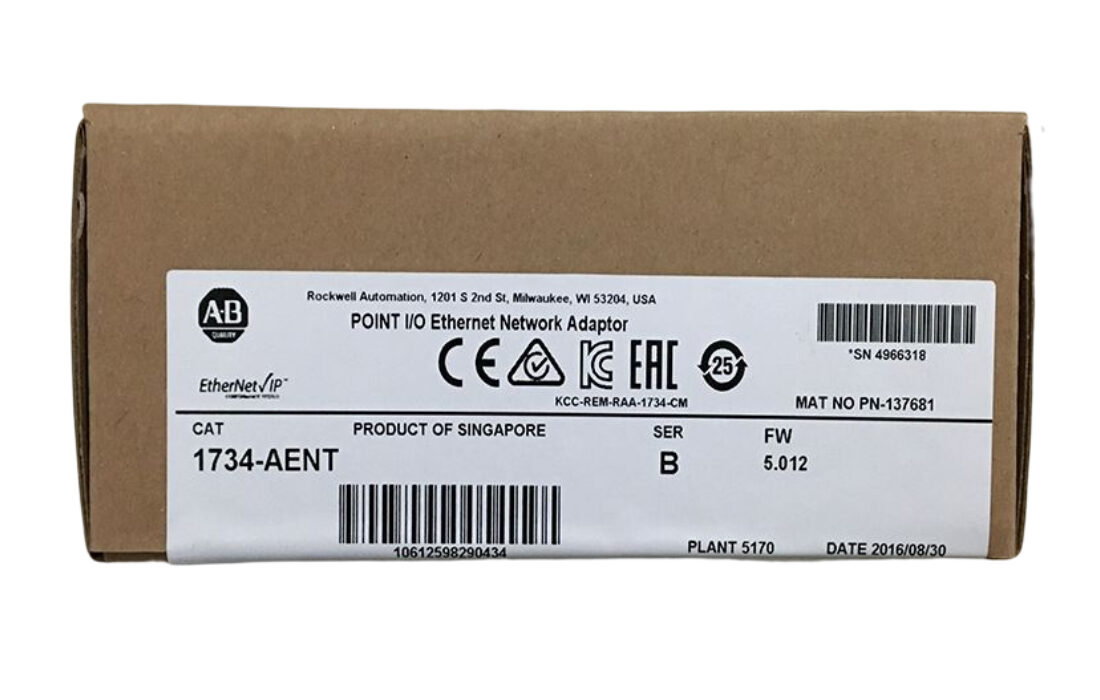 Rockwell Allen Bradley POINT IO Ethernet Network Adaptor 1734-AENT