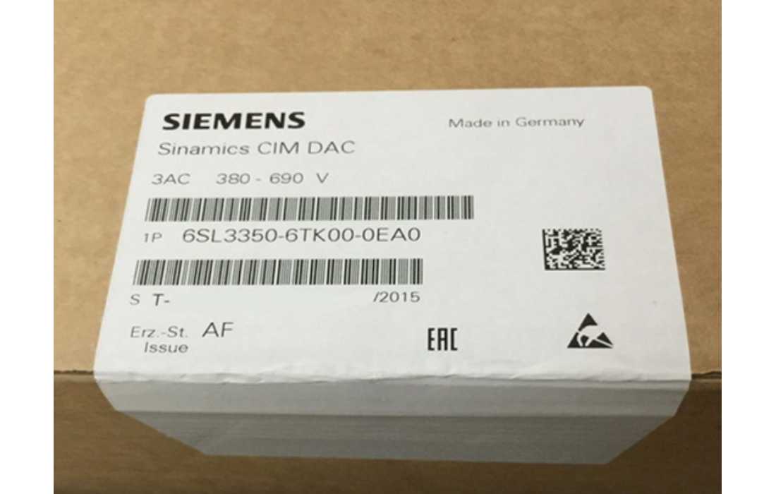 SIEMENS 6SL3350-6TK00-0EA0 Spare Part Control Interface Module (CIM ...