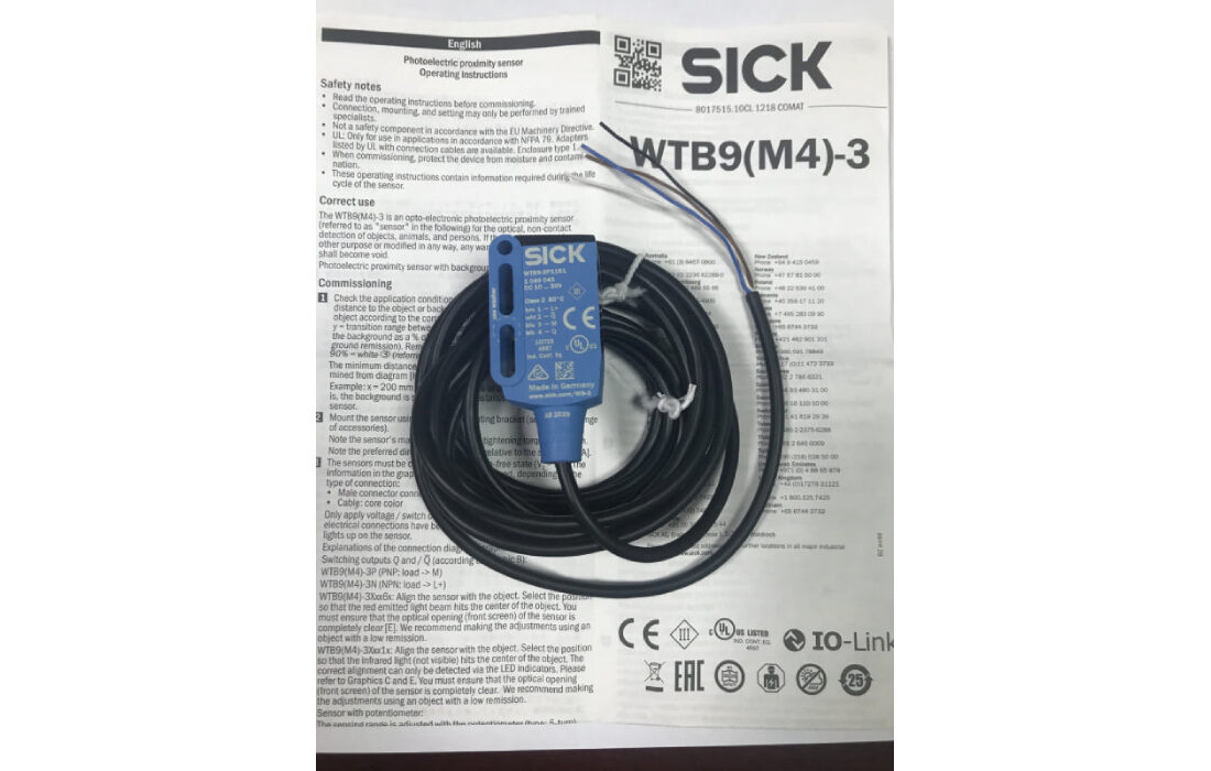 Sick Photoelectric Sensor WTB9-3P1161