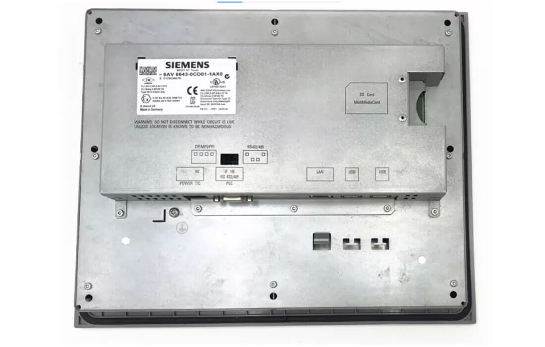 Siemens 6AV6 643-0CD01-1AX0 Simatic HMI Touchscreen Panel