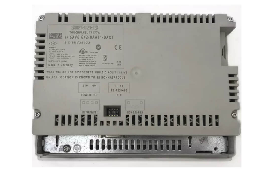 Siemens 6AV6642-0AA11-0AX1 Simatic HMI Touch Panel TP177A