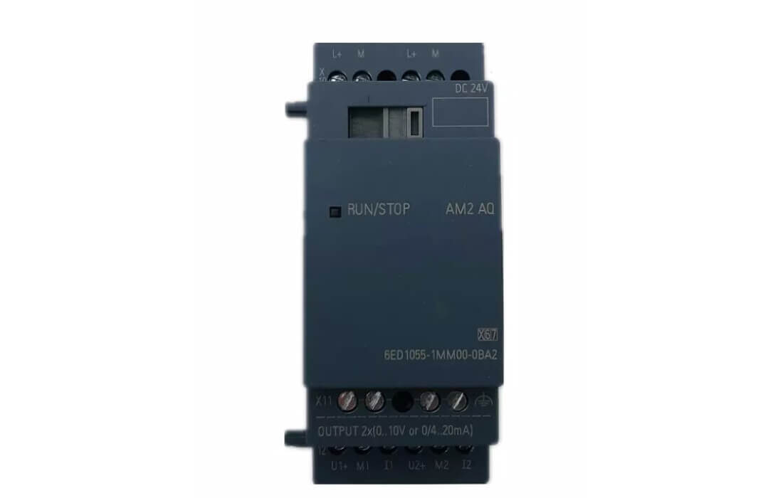 Siemens 6ED1055-1MM00-0BA2 PLC Logo!AM2 AQ expansion module