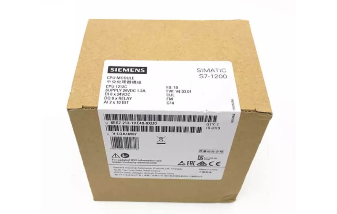 Siemens 6ES7212-1HE40 0XB0 CPU Module Simatic S7-1200