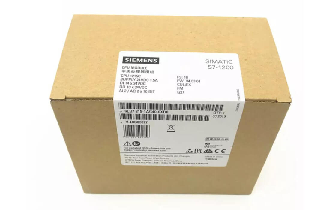 Siemens 6ES7215-1AG40-0XB0 CPU Module Simatic S7-1200