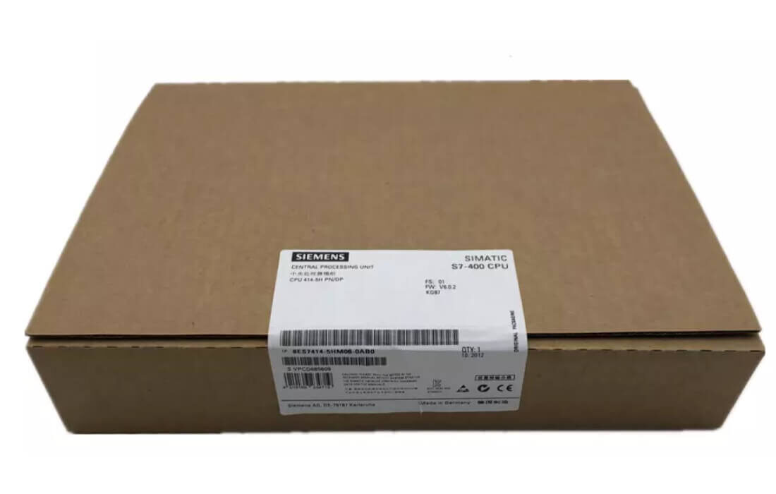 Siemens 6ES7414-5HM06-0AB0 PLC CPU Module Simatic S7-400 Central Processing Unit CPU 414-5H PN DP
