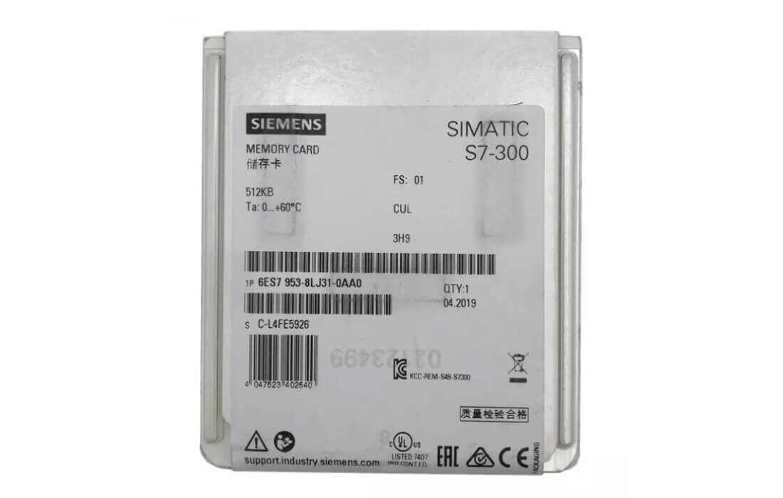 Siemens 6ES7953-8LJ31-0AA0 Simatic S7-300 Memory Card