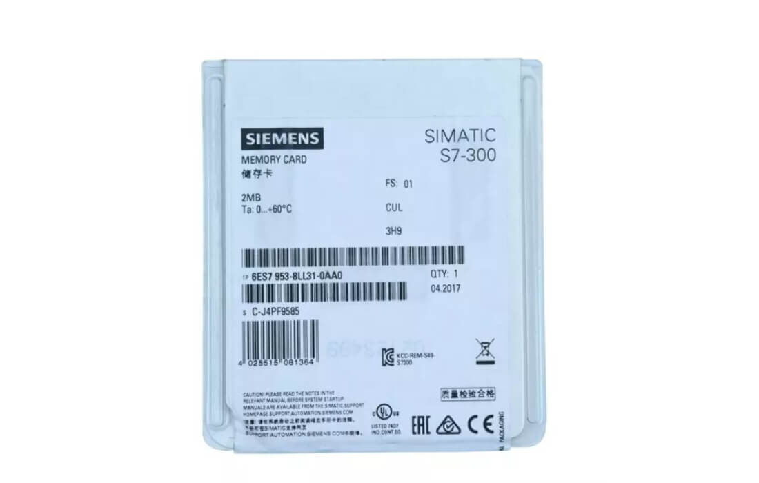 Siemens 6ES7953-8LL31-0AA0 Simatic S7-300 Memory Card