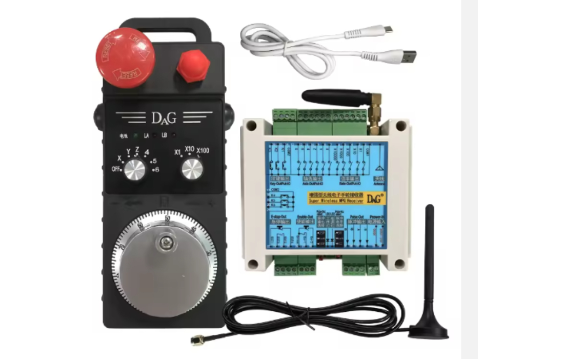 Siemens Mitsubishi Fanuc 6 Axis Wireless Handwheel Manual Pulse ...
