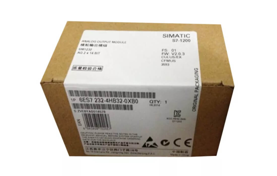 Siemens 6ES7232-4HB32-0XB0 PLC S7-1200 Analog Output Module