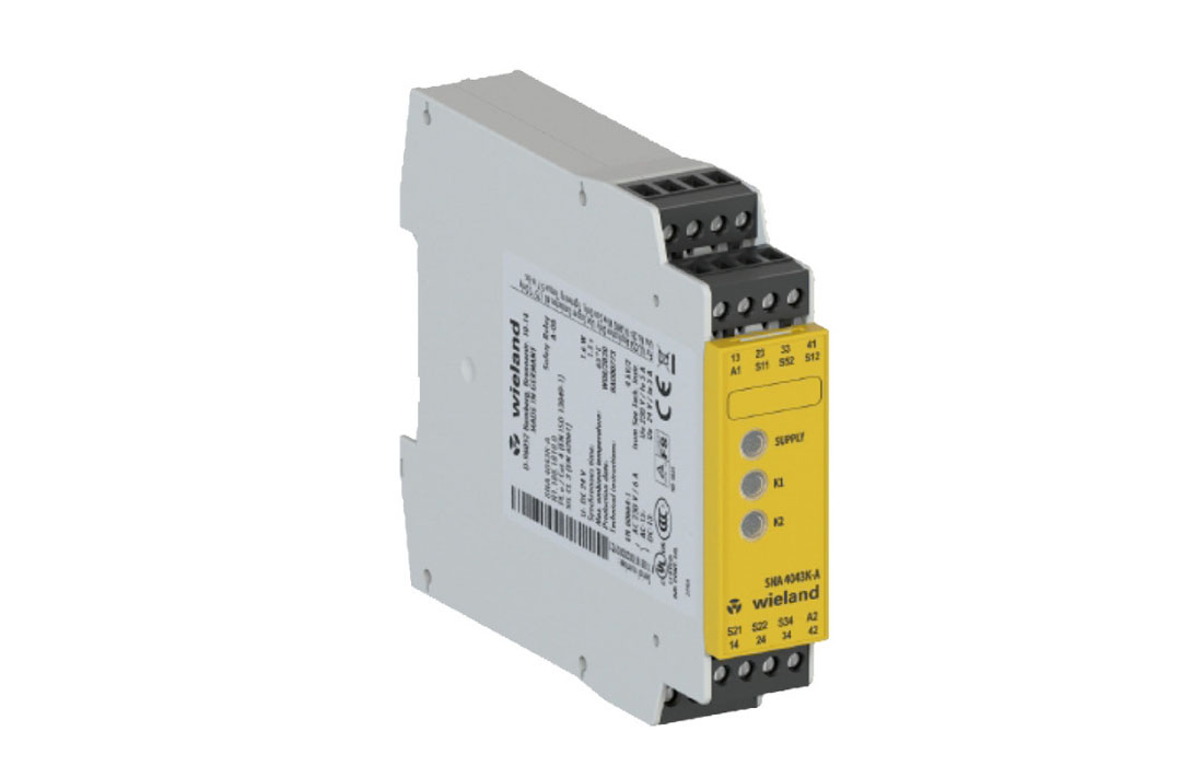 Wieland 33.2R1.0001.0 Safety Relay Module SNA4043K-A AC 230V