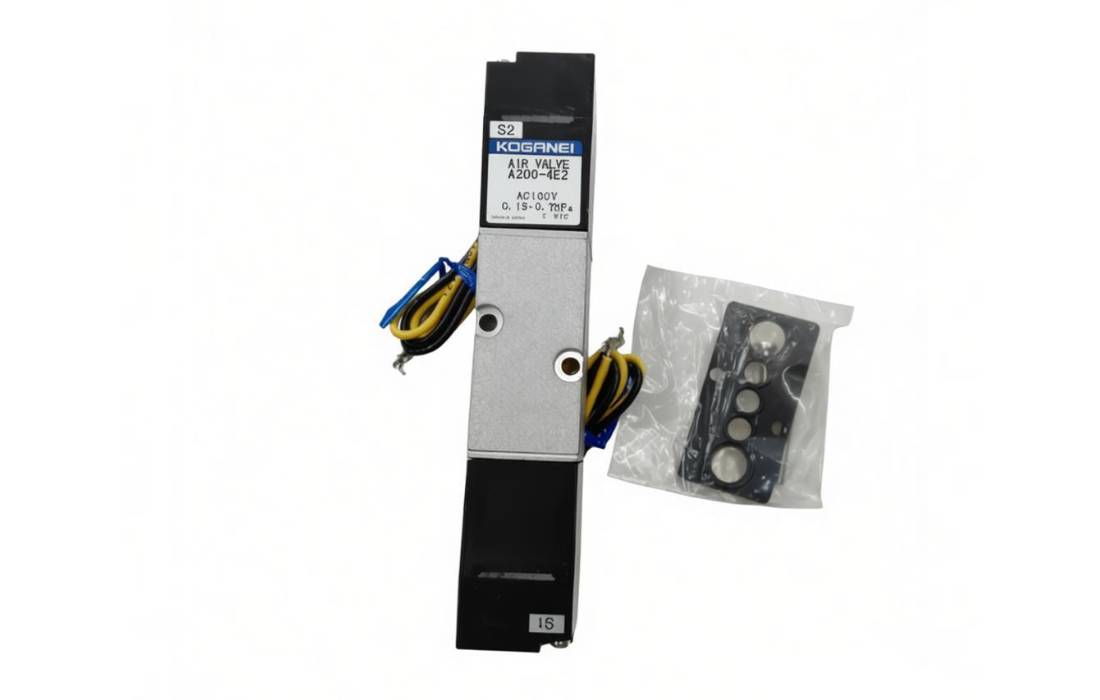 Chi tiết van điện từ Koganei A200-4E1 cuộn điện 5/2 đôi
