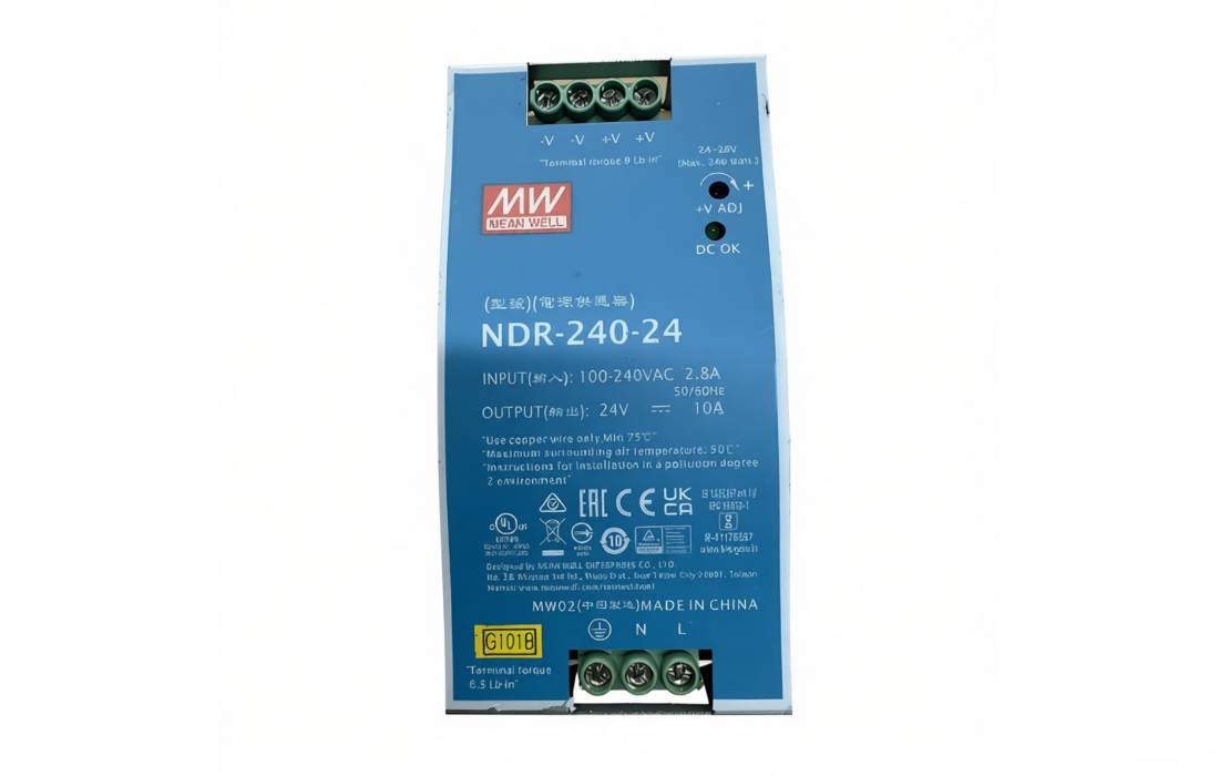 Ndr240 MEAN WELL NDR-240-24 24V Switching Power Supply